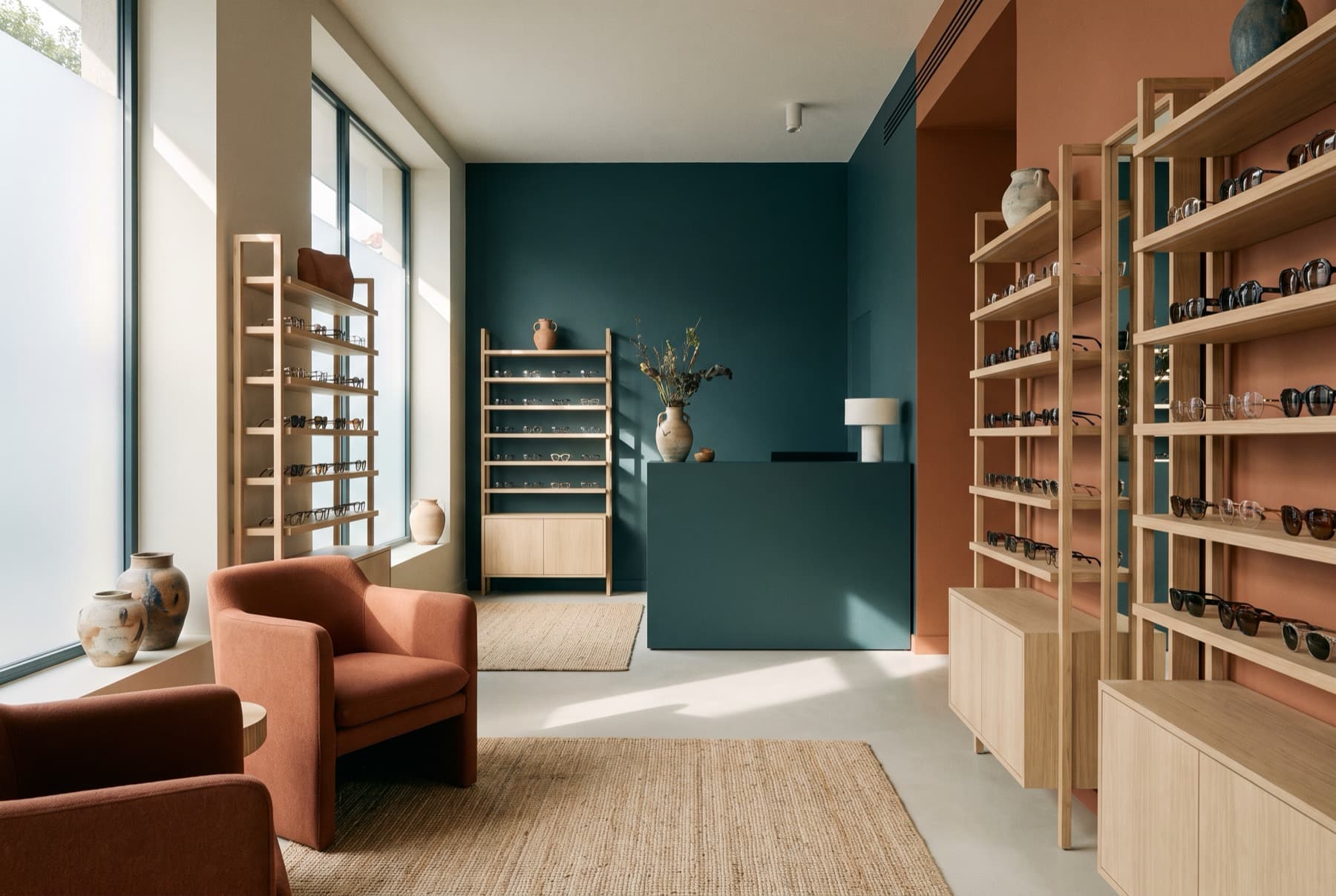 Inside the Riverdell Vision office on Kinderkamack Road in Oradell, New Jersey